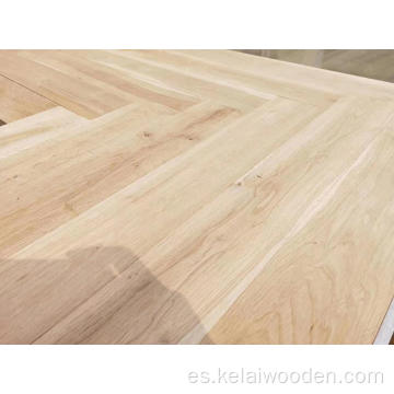 Suelo de parquet de roble con chapa de madera de 3/4 mm.